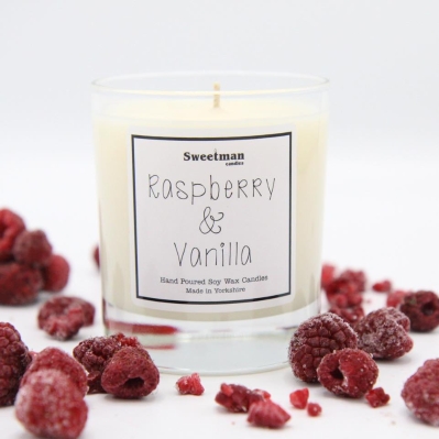 Raspberry And Vanilla Candle